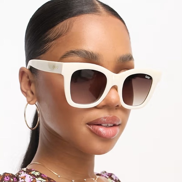 Quay Australia Accessories - NEW! Rare Quay Australia After Hours  Bone Ivory Sunglasses